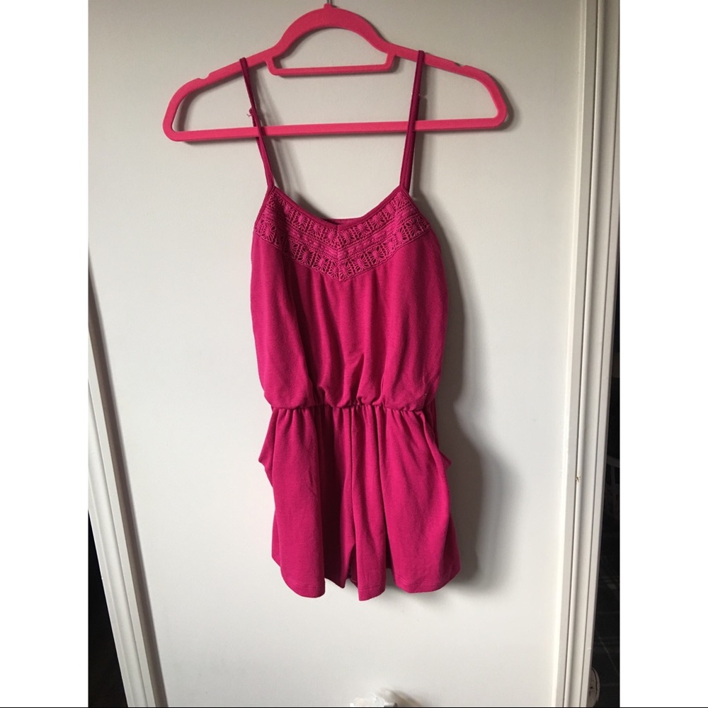 Pink romper